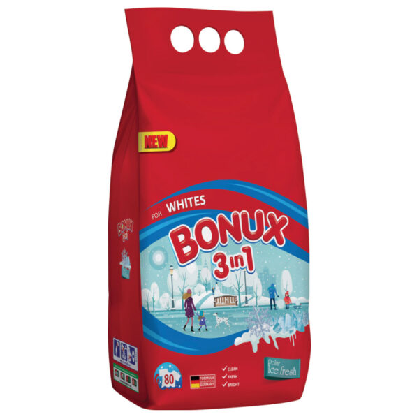 Bonux 125PD, 8,12kg Ice fresh, na biele